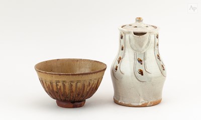 Lot 281 - JIM MALONE (born 1946); a stoneware coffee pot...