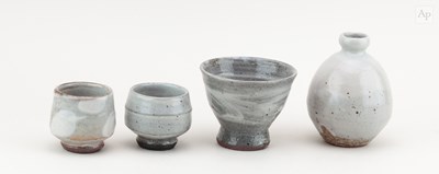 Lot 496 - PHIL ROGERS (1951-2020); a stoneware sake...