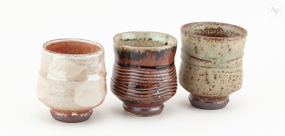 Lot 499 - PHIL ROGERS (1951-2020); a trio of stoneware...