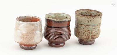 Lot 499 - PHIL ROGERS (1951-2020); a trio of stoneware...