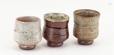 Lot 499 - PHIL ROGERS (1951-2020); a trio of stoneware...