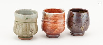 Lot 501 - PHIL ROGERS (1951-2020); a trio of stoneware...