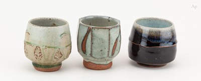 Lot 505 - PHIL ROGERS (1951-2020); a trio of stoneware...