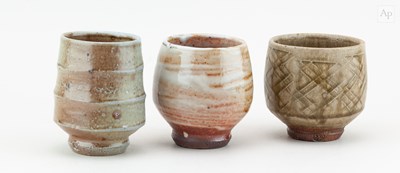 Lot 500 - PHIL ROGERS (1951-2020); a trio of stoneware...