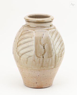 Lot 477 - PHIL ROGERS (1951-2020); a faceted salt glazed...