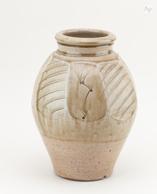 Lot 477 - PHIL ROGERS (1951-2020); a faceted salt glazed...