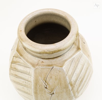 Lot 477 - PHIL ROGERS (1951-2020); a faceted salt glazed...