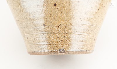 Lot 477 - PHIL ROGERS (1951-2020); a faceted salt glazed...