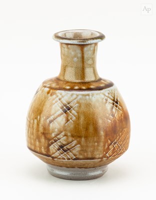 Lot 486 - PHIL ROGERS (1951-2020); a salt glazed bottle...