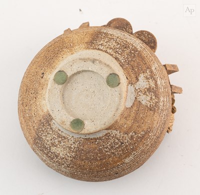 Lot 449 - PAUL GANDY (born 1930); a stoneware bowl with...