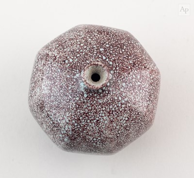 Lot 736 - Pantasaph Pottery; a miniature raku bottle,...