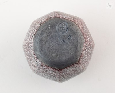 Lot 736 - Pantasaph Pottery; a miniature raku bottle,...