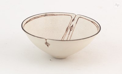 Lot 617 - SHEILA FOURNIER (1930-2001); a small porcelain...