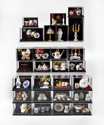 Lot 386 - A miniature 'Antique Shop' front window...