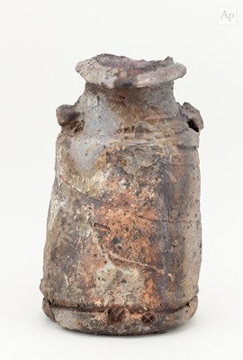 Lot 67 - CHARLES BOUND (born 1939); a lugged wood fired...