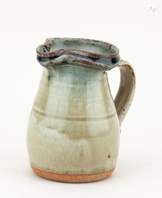 Lot 551 - RICHARD BATTERHAM (1936-2021); a stoneware jug...