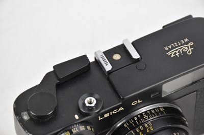 Lot 1576 - LEICA; a model CL camera, no. 1300934, fitted...