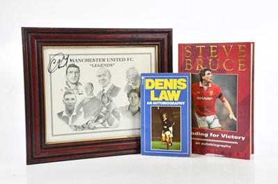 Lot 16 - MANCHESTER UNITED; a collection of autographed...