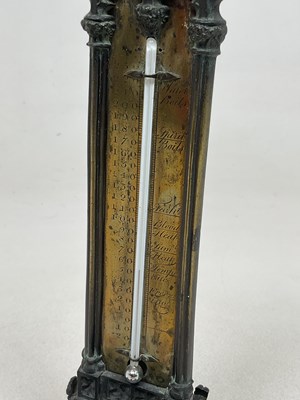 Lot 42 - A 19th century Gothic inspired brass...