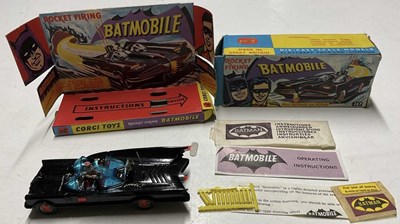 Lot 105 - CORGI; an original Corgi Batmobile contained...