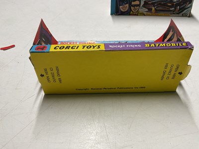 Lot 105 - CORGI; an original Corgi Batmobile contained...