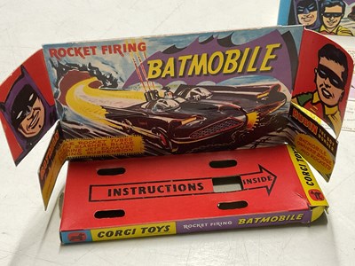 Lot 105 - CORGI; an original Corgi Batmobile contained...