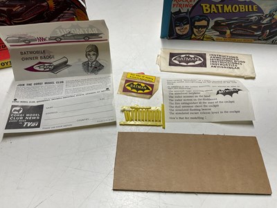 Lot 105 - CORGI; an original Corgi Batmobile contained...
