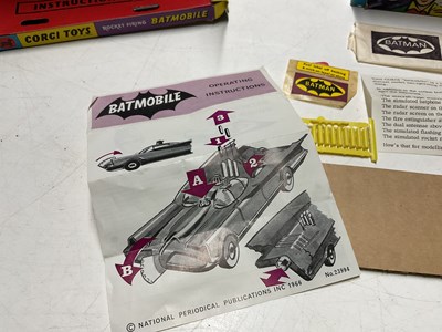 Lot 105 - CORGI; an original Corgi Batmobile contained...