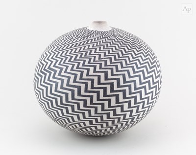 Lot 253 - ILONA SULIKOVA (born 1949); a raku vessel...