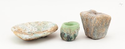 Lot 709 - WENDY LAWRENCE; a group of small stoneware...