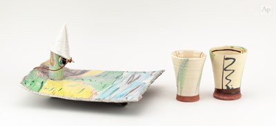 Lot 606 - SALLY SHRIMPTON (born 1947); a rectangular...