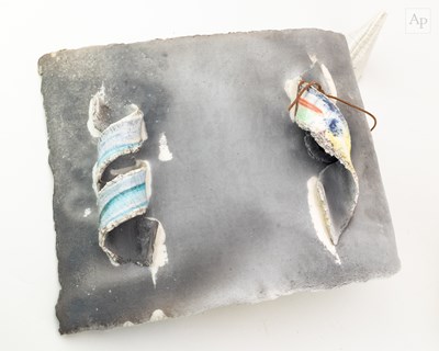 Lot 606 - SALLY SHRIMPTON (born 1947); a rectangular...