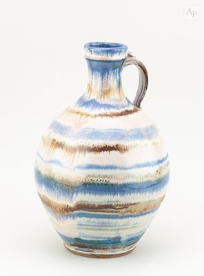 Lot 220 - GEOFF WILCOCK (born 1955); a stoneware flagon...