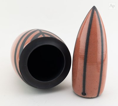 Lot 197 - ERIC MOSS (born 1959); a large raku squid...