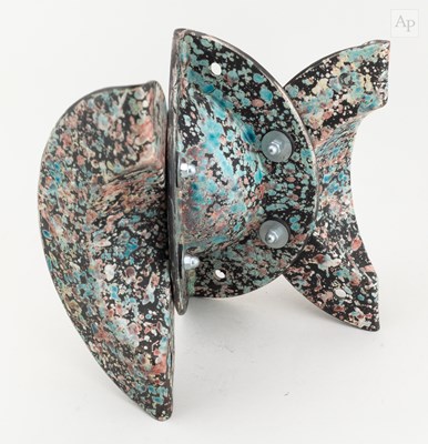 Lot 201 - ERIC MOSS (born 1959); a raku 'ceramicano'...