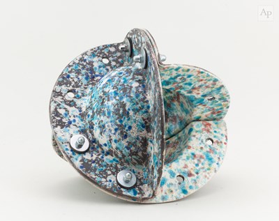 Lot 202 - ERIC MOSS (born 1959); a raku 'ceramicano'...