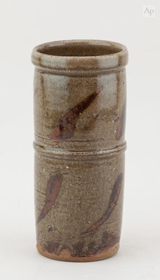 Lot 599 - RUTH SCOTT for Zennor Pottery; a cylindrical...