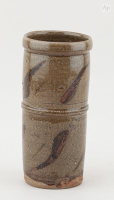 Lot 599 - RUTH SCOTT for Zennor Pottery; a cylindrical...