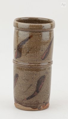 Lot 599 - RUTH SCOTT for Zennor Pottery; a cylindrical...