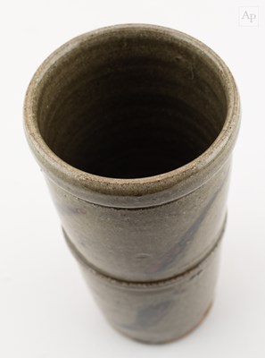 Lot 599 - RUTH SCOTT for Zennor Pottery; a cylindrical...