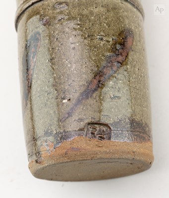 Lot 599 - RUTH SCOTT for Zennor Pottery; a cylindrical...