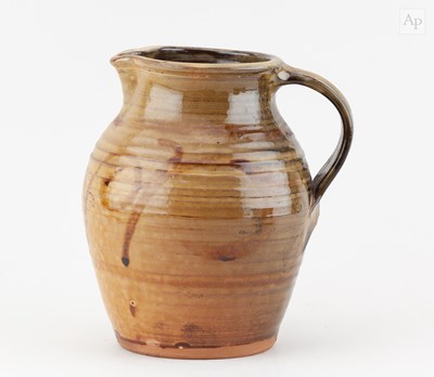 Lot 116 - CLIVE BOWEN (born 1943); a slipware jug with...