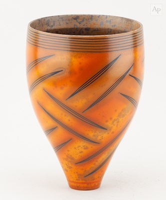 Lot 173 - DUNCAN ROSS (born 1943); a smoke fired vessel...