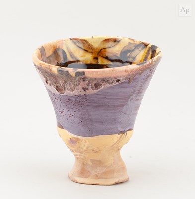 Lot 632 - SIMON CARROLL (1964-2009); a tall earthenware...