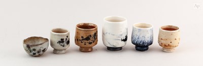 Lot 560 - RICHARD HEELEY for Hempmill Pottery; a group...