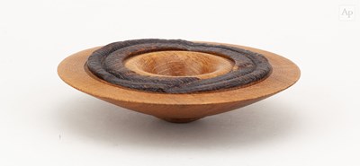 Lot 755 - MIKE 'CHAI' SCOTT (born 1943); a turned oak...