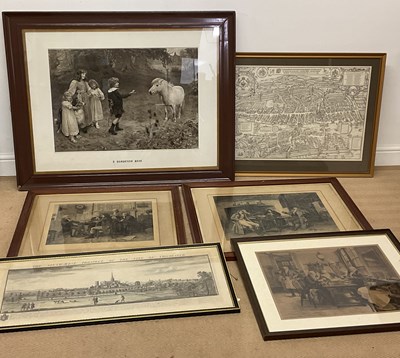 Lot 498 - A quantity of assorted 19th century framed...