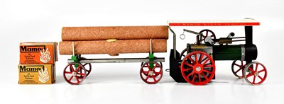Lot 535 - MAMOD; a Steam Tractor and a Lumber Wagon,...