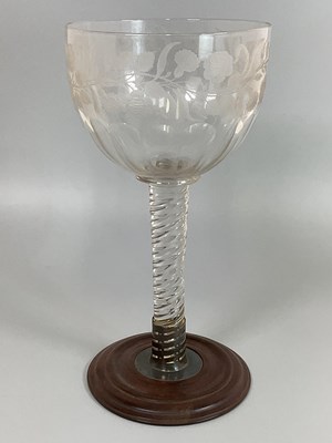 Lot 347 - An unusual monumental 19th century glass,...