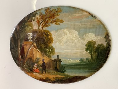 Lot 475 - IN THE MANNER OF SIR THOMAS GAINSBOROUGH; oil...